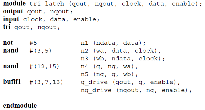 Verilog中的specify block和timing check第1张