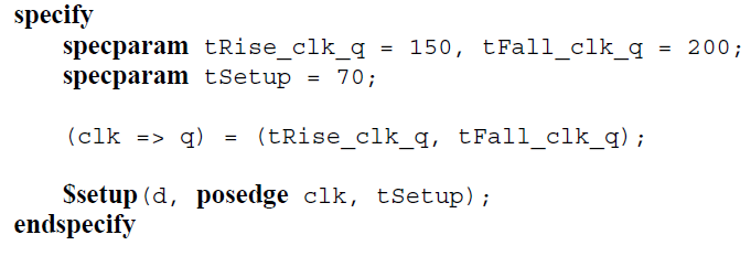 Verilog中的specify block和timing check第5张