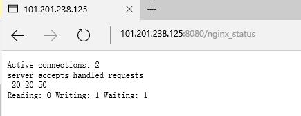 Nginx 服务器开启status页面检测服务状态