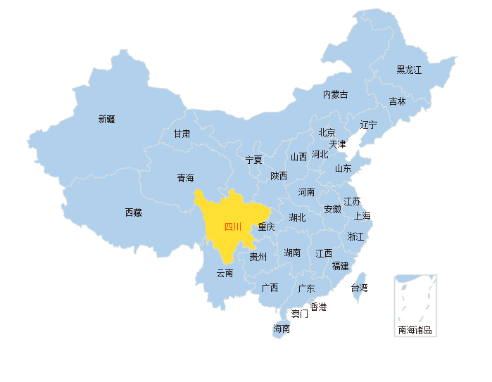 用echarts.js制作中国地图,点击对应的省市链接