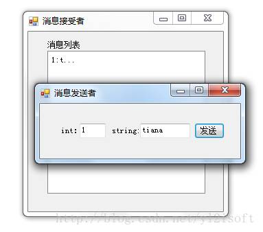 C#中使用SendMessage在进程间传递数据的实例第4张