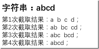 字符串截取