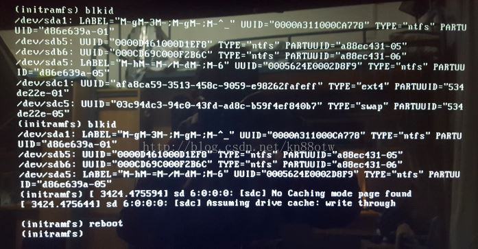 vmware 安装 kali linux 系统到U盘 启动错误（initramfs:） 修复方法第1张