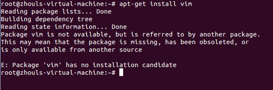 php5 has no installation candidate