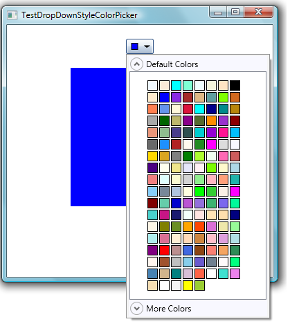 WPF 自定义ColorDialog DropDownCustomColorPicker第1张