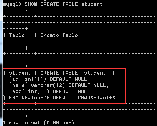 MySQL(一) 数据表数据库的基本操作第9张