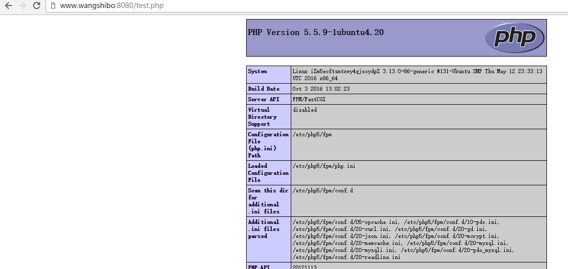 ubuntu下nginx+php5的部署