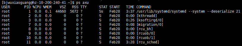 Linux：PS命令详解与使用